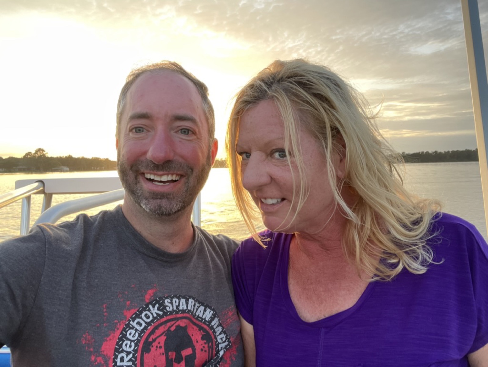Trey and Janet on Lake Magdalene